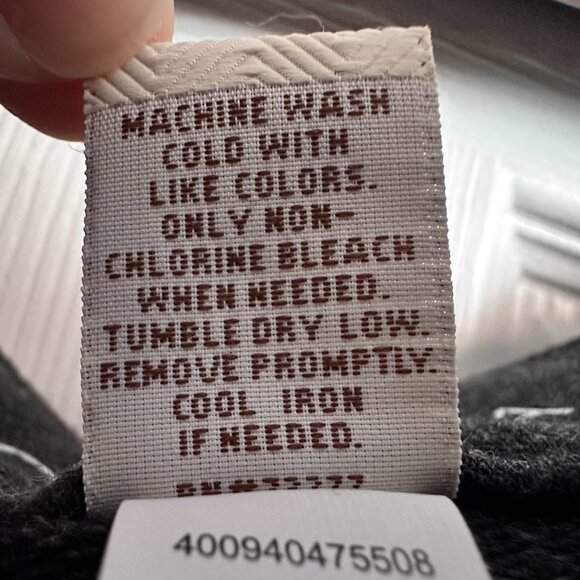 Sonoma Women's 16 Slim Straight Mid Rise Stretchy Dark Gray Knit 5 Pocket Pants - Picture 5 of 5